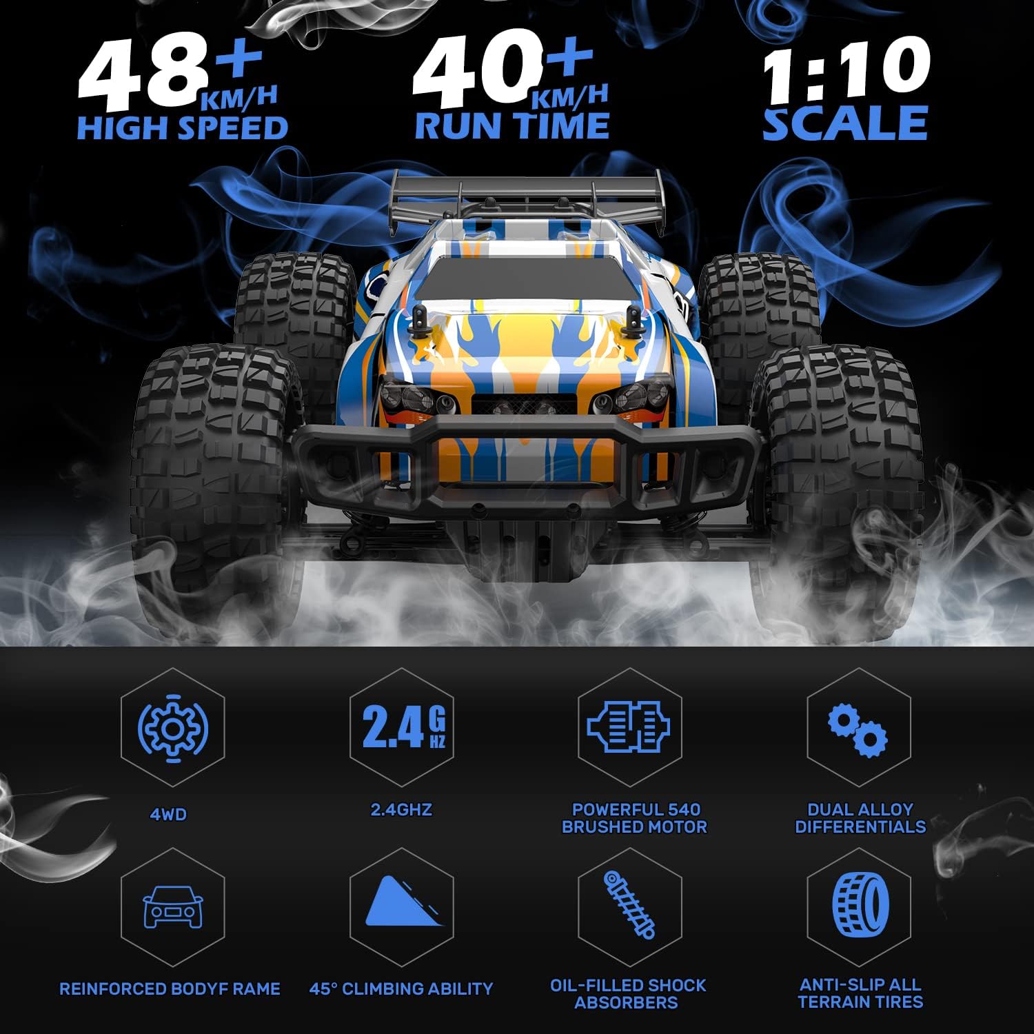 1:10 Scale 4WD Remote Control Monster Truck T583