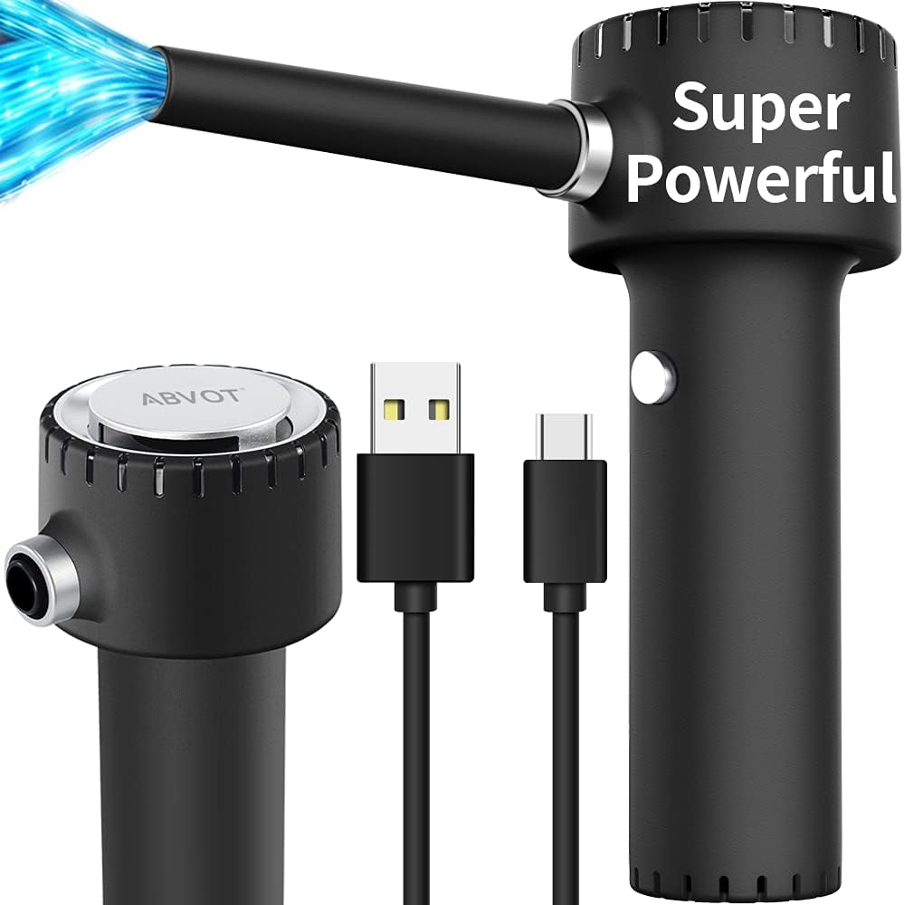 Rechargeable Electric Air Duster with 6000mAh Battery, 40000 RPM, Pack of 2 D45549