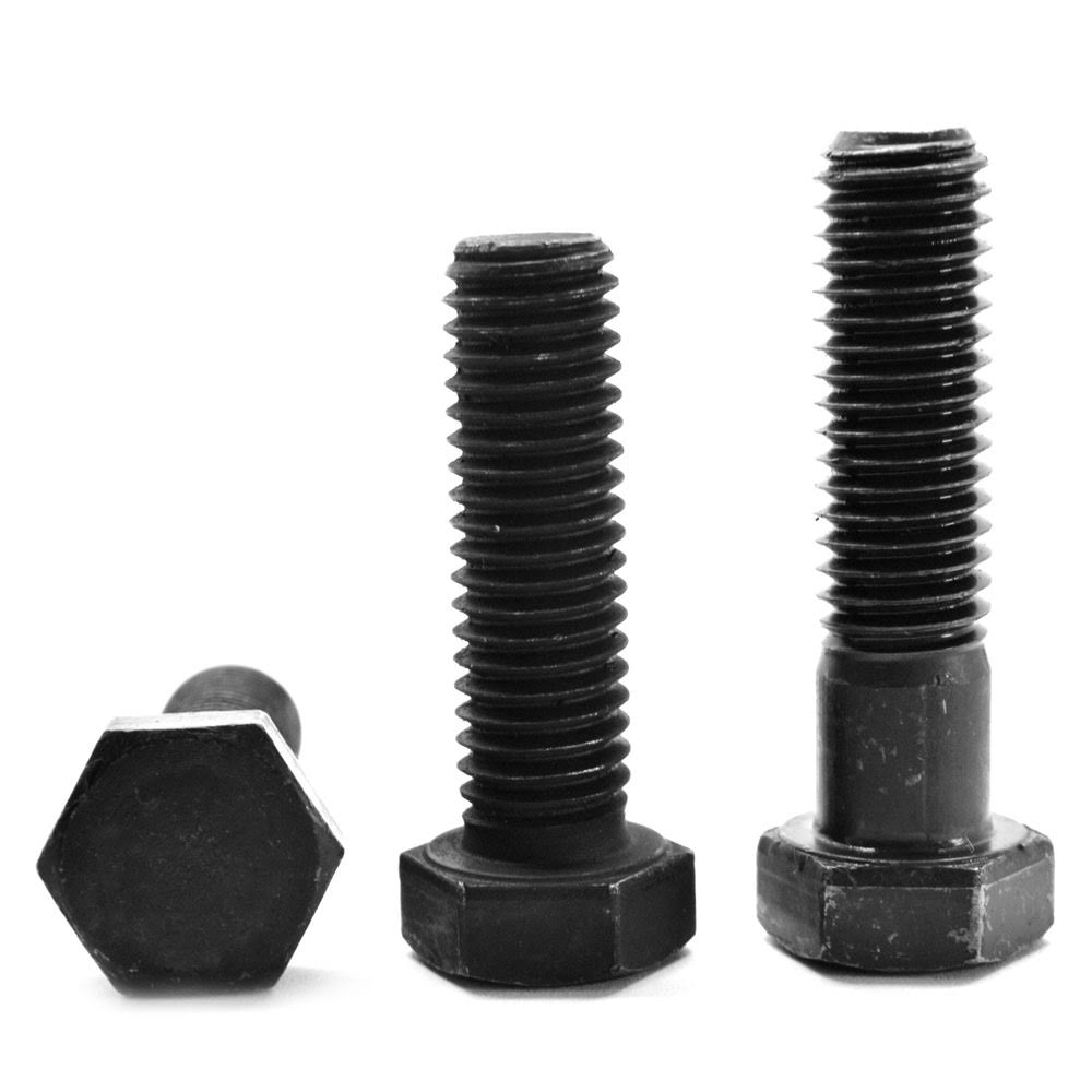 7/8x22-9 x 10x22 Coarse Thread Grade 5 Hex Cap Screw Medium Carbon Steel Black Oxide L2148