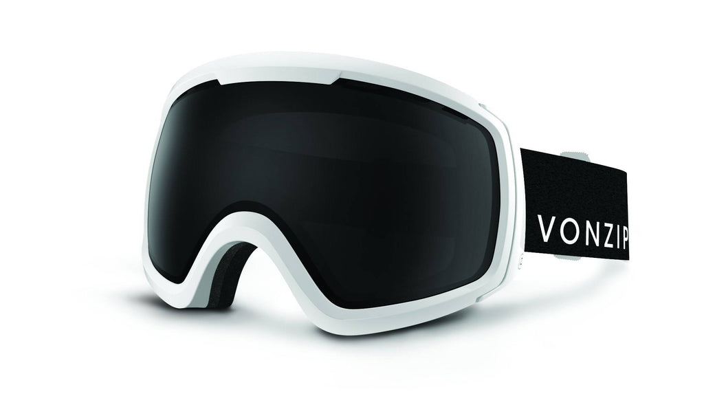 White Gloss Blackout Goggles W769
