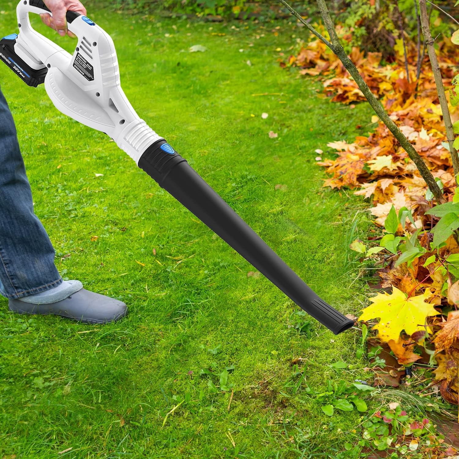 Cordless Electric Leaf Blower with 2.0 Ah Battery & Charger Y553241