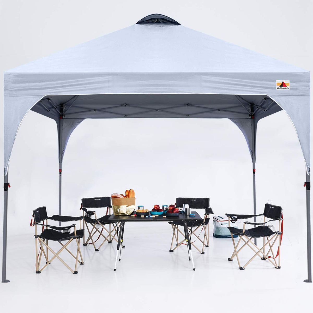 Gray Pop up Canopy Tent 10x10 H3128