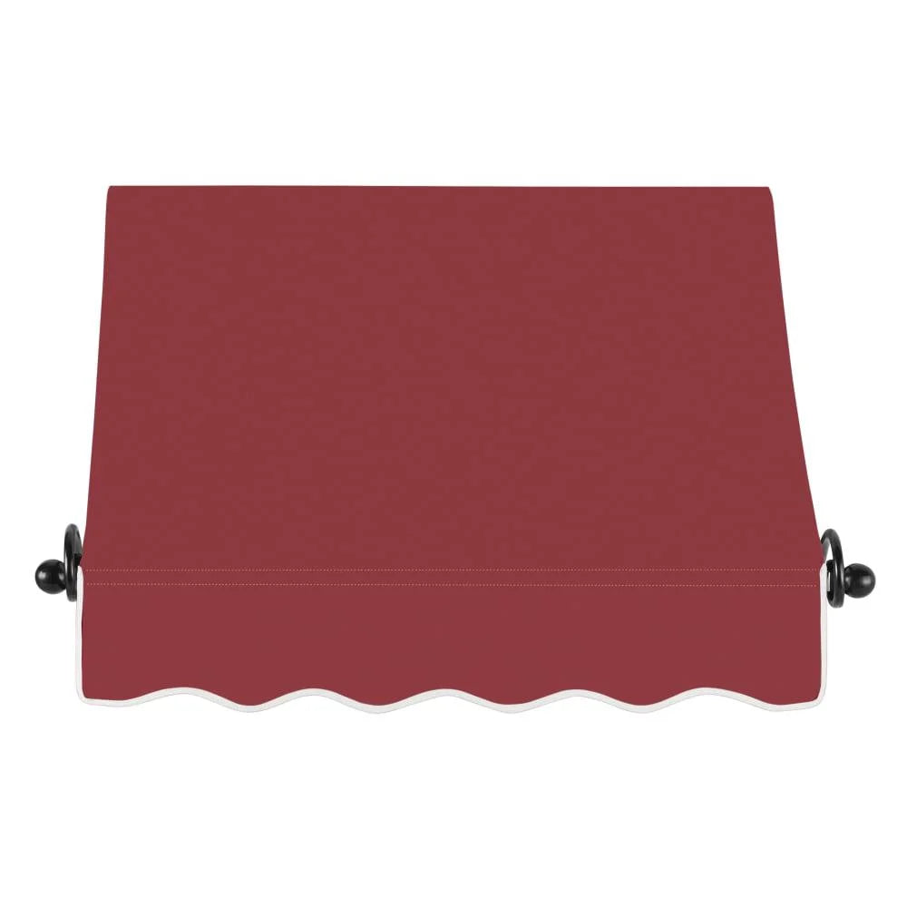 Burgundy Acrylic Fixed Awning S43028