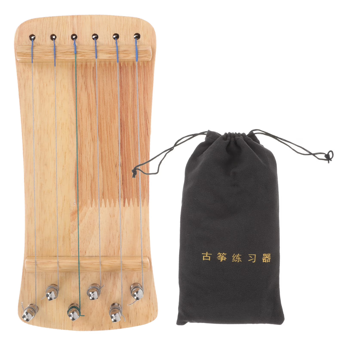 Solid Wood Mini Guzheng Finger Trainer T657973