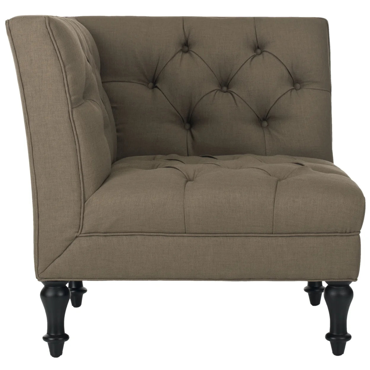 Olive Tufted Corner Chair X42755