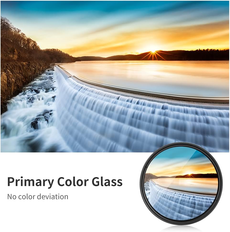77mm ND Filter Variable Neutral Density Adjustable Lens Filter J3999