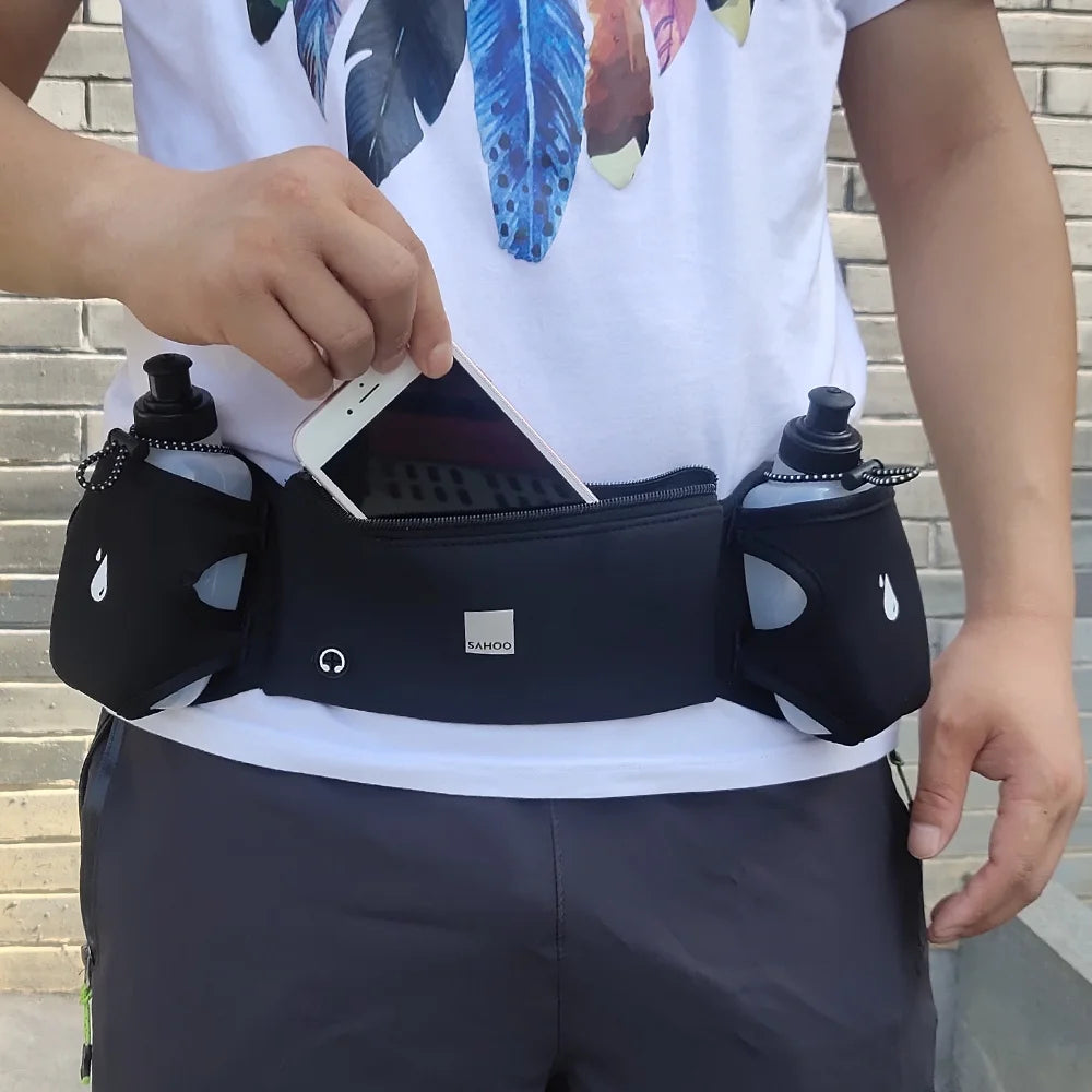 Waist Pack with 2 Water Bottles J5678