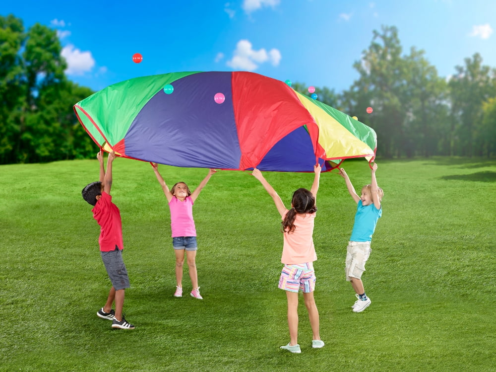 12-foot Play Parachute Kids Canopy with 8 handles R7269