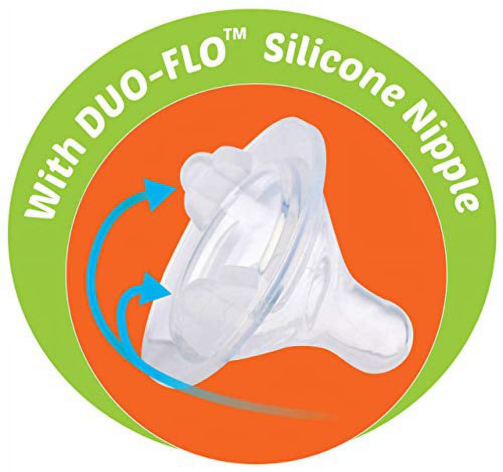 9 oz Anti Colic Baby Bottles, BPA Free, Wide Neck, Set of 6 H38901