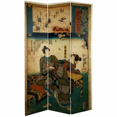 3-Panel Folding Room Divider W824940