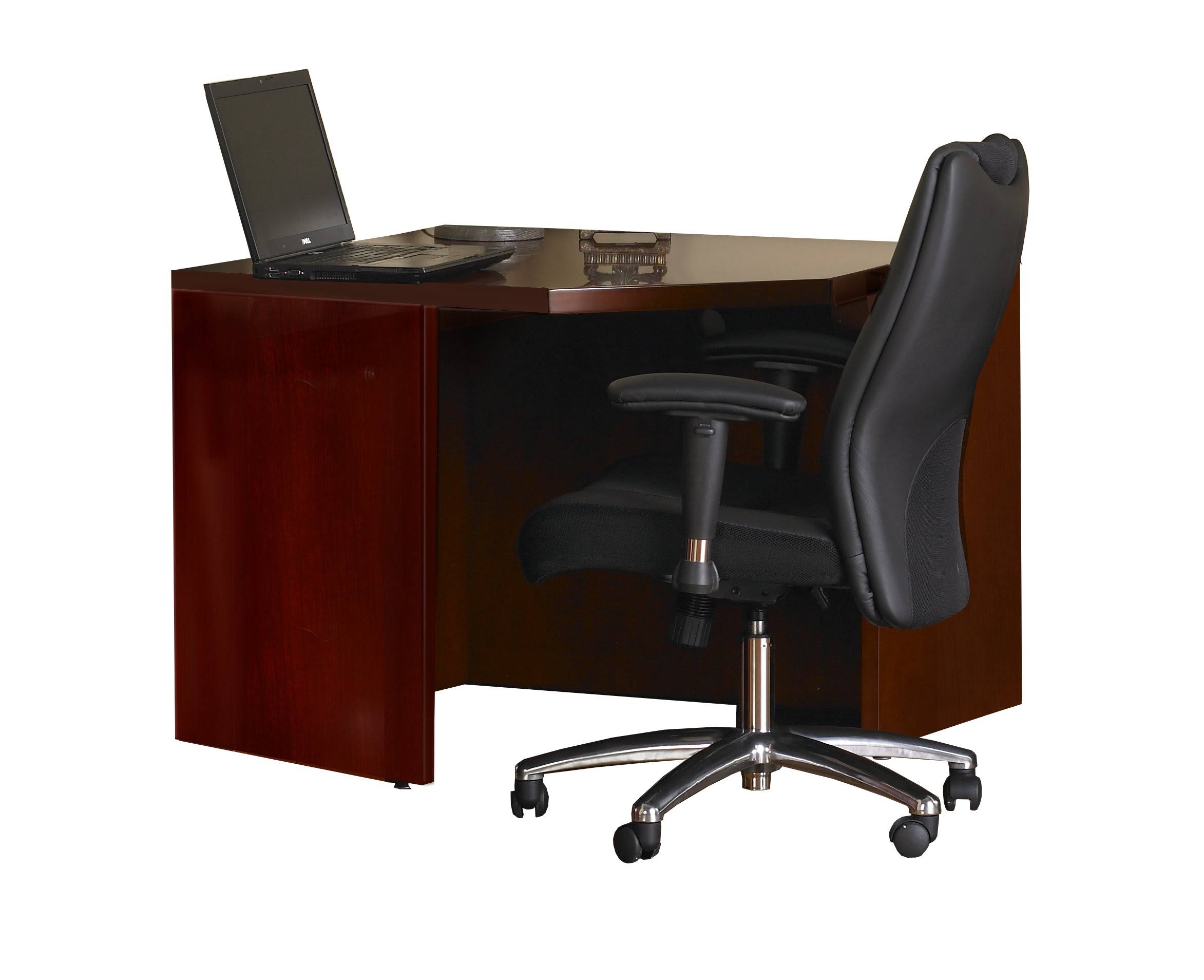 Medium Cherry Veneer Corner Table Y638534