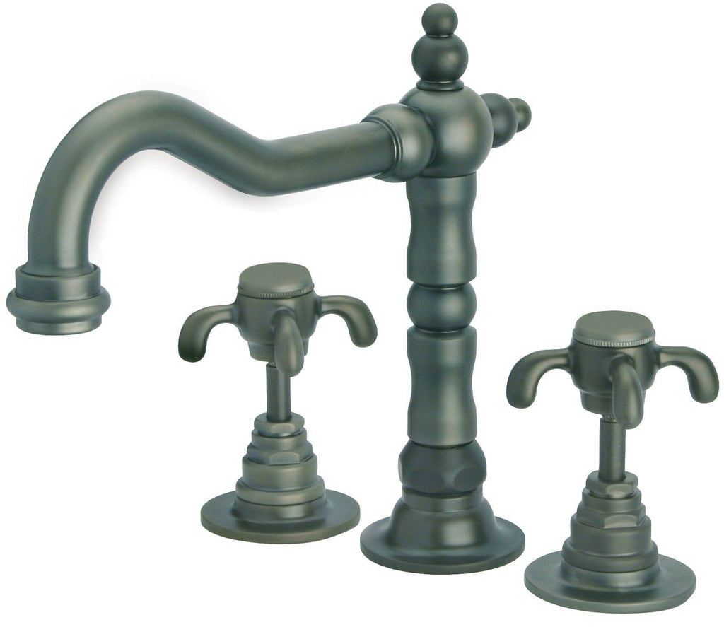 Tuscan Bronze Lavatory Faucet with Cross Handles H472815