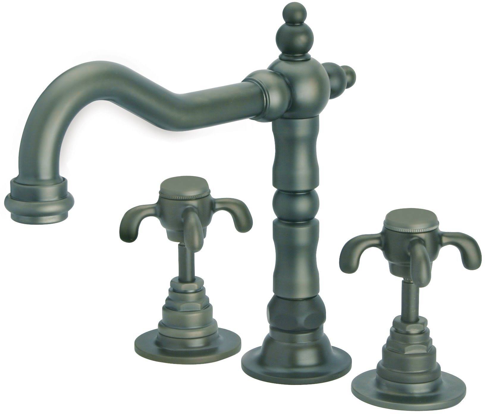 Tuscan Bronze Lavatory Faucet with Cross Handles H472815