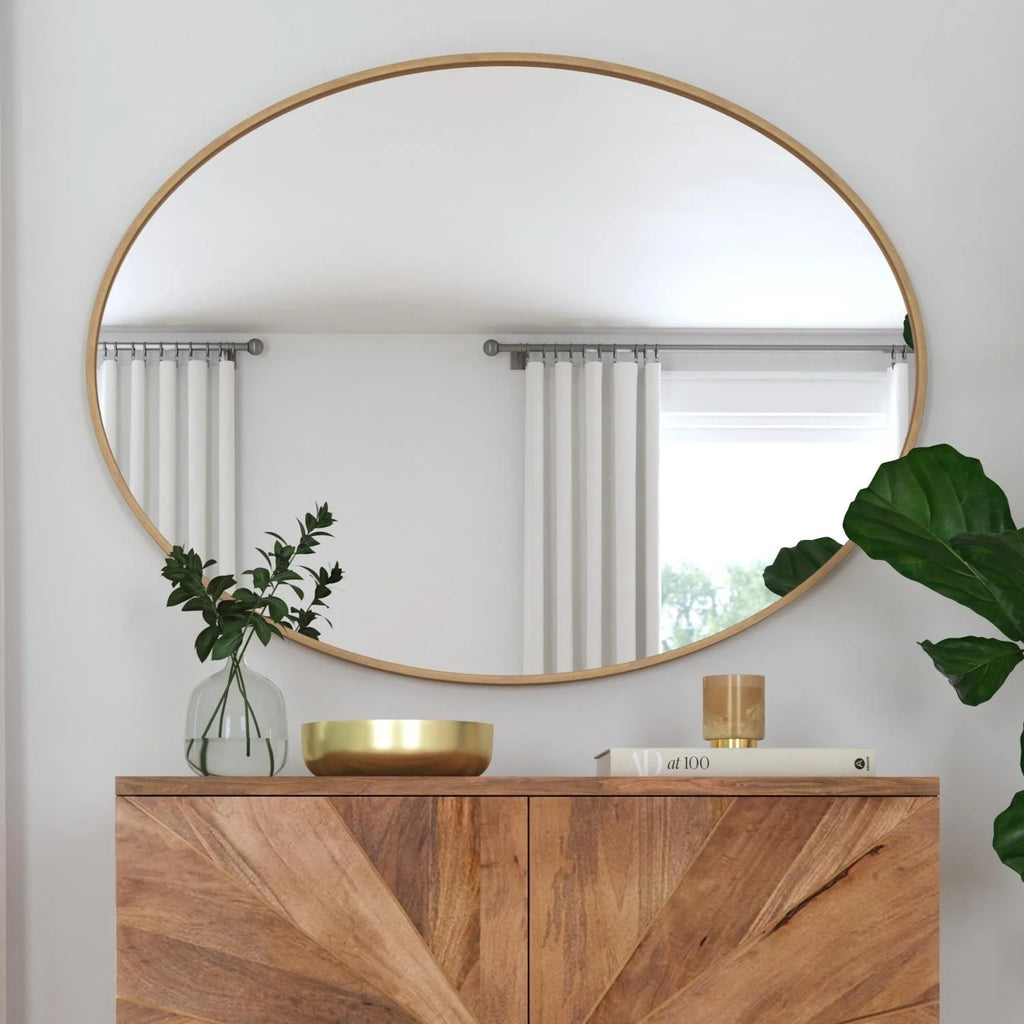 Glam Wall Mirror With Gold Finish G288