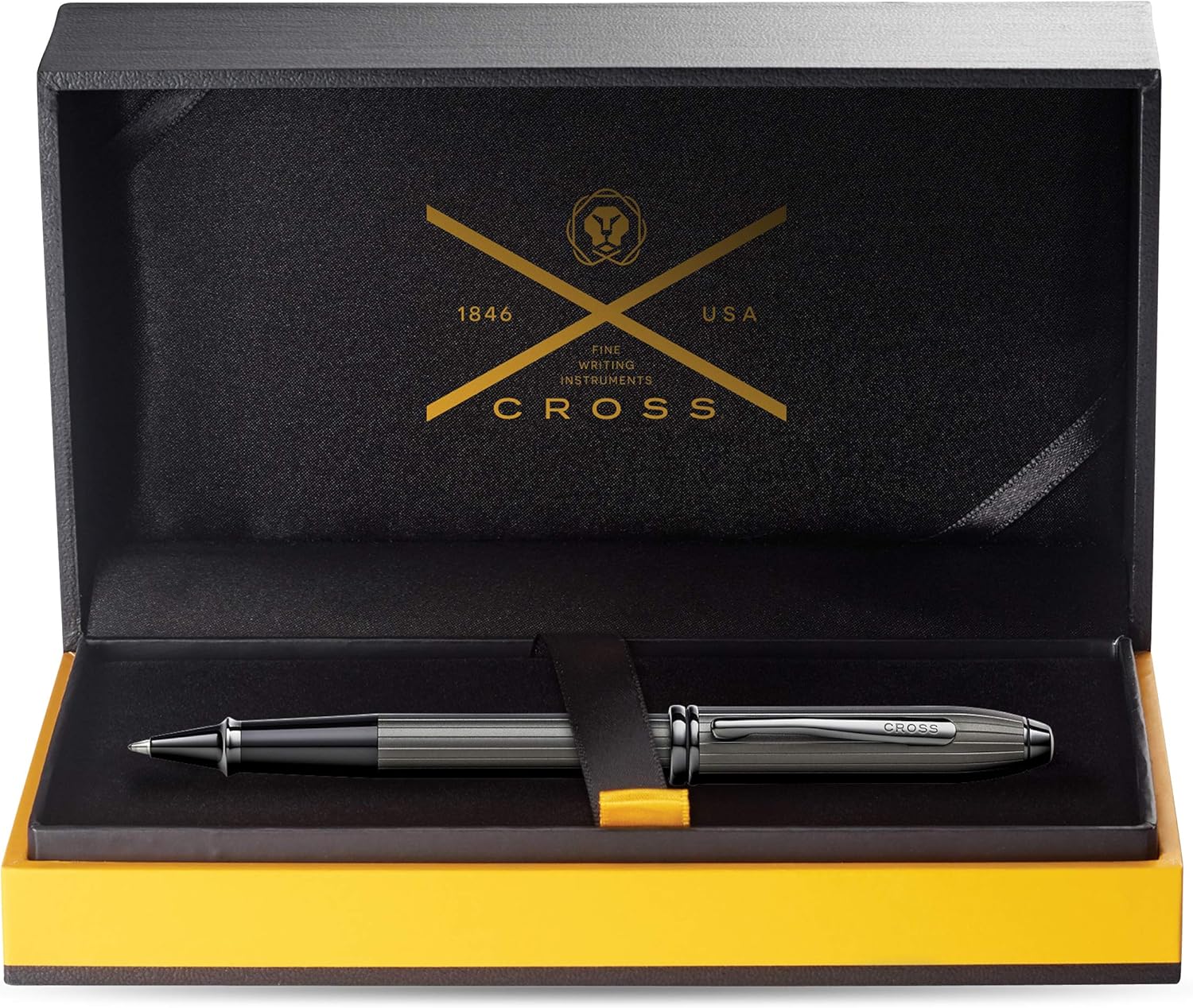 Matt Black Rollerball Pen with Gift Box E4081