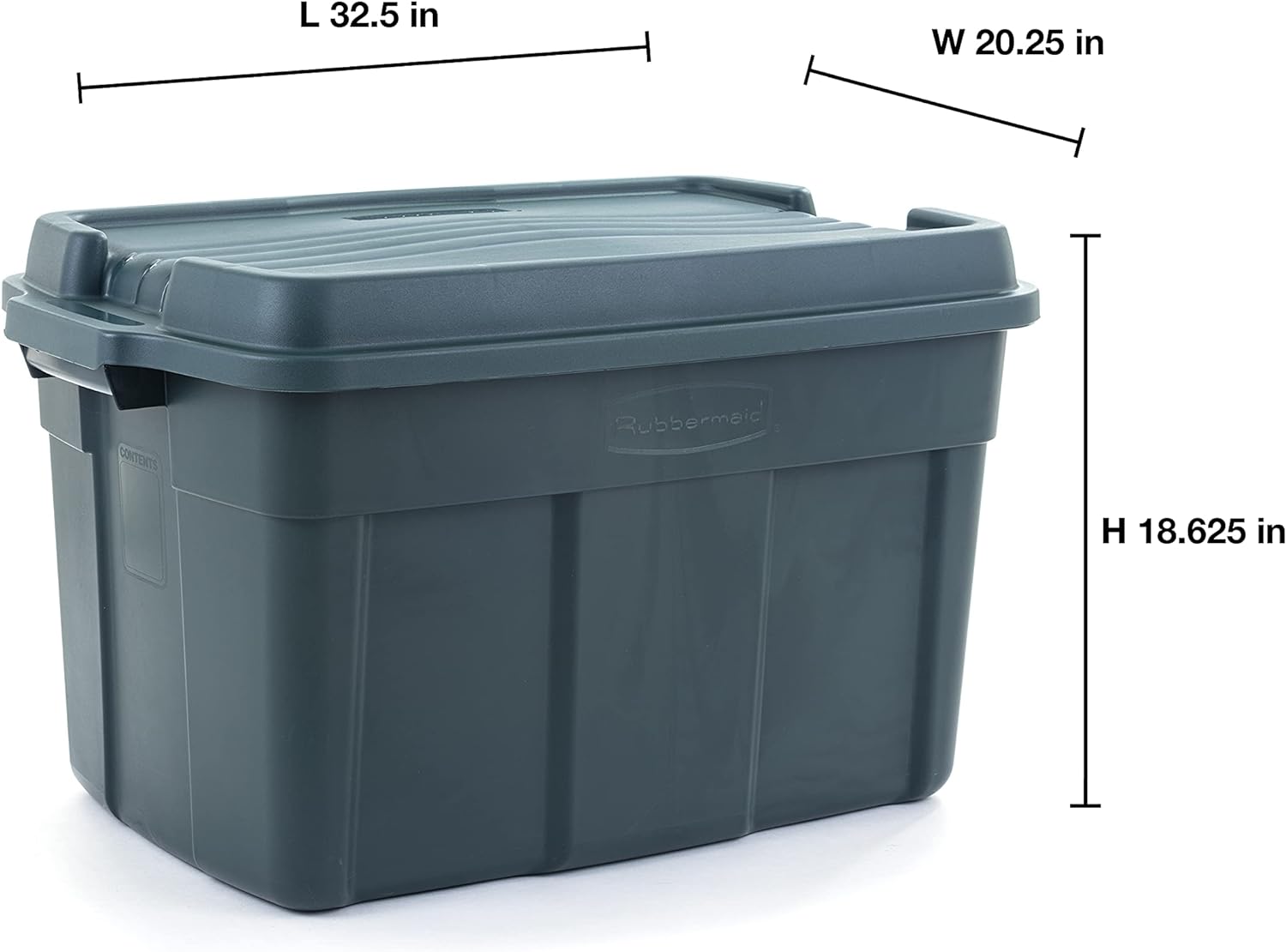 37 Gal Pack of 3 Stackable Storage Bins with Lids K6037