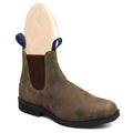 Rustic Brown Chisel Toe Boots A2047