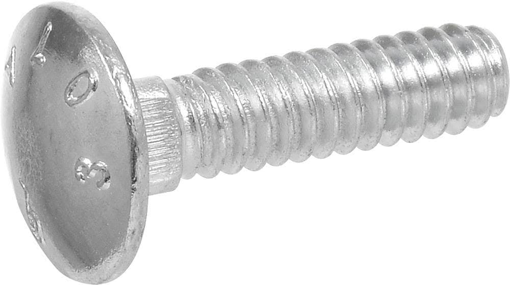 3/8-in x 4-1/2-in Zinc-Plated Coarse Thread Carriage Bolt D243178
