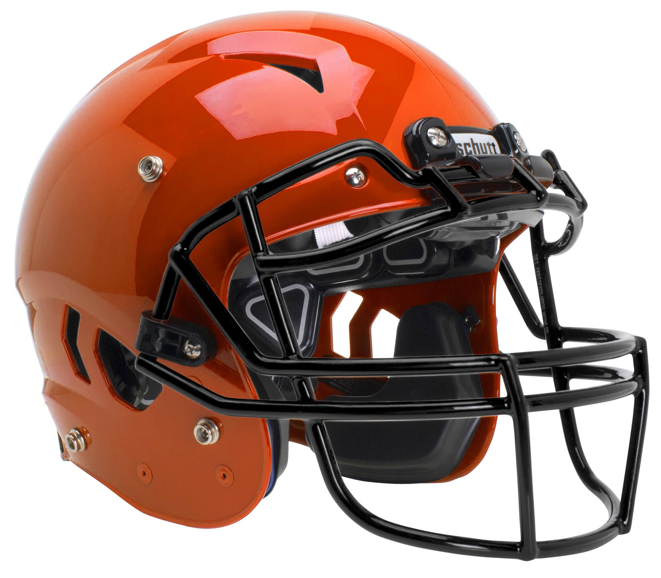 XXS Burnt Orange Youth Football Helmet O1015