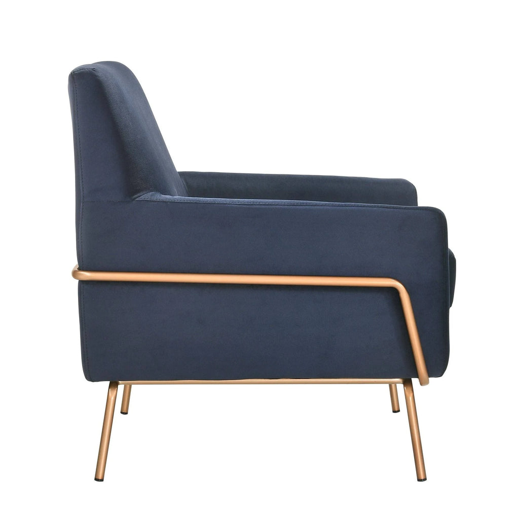 Blue Accent Arm Chair N7576