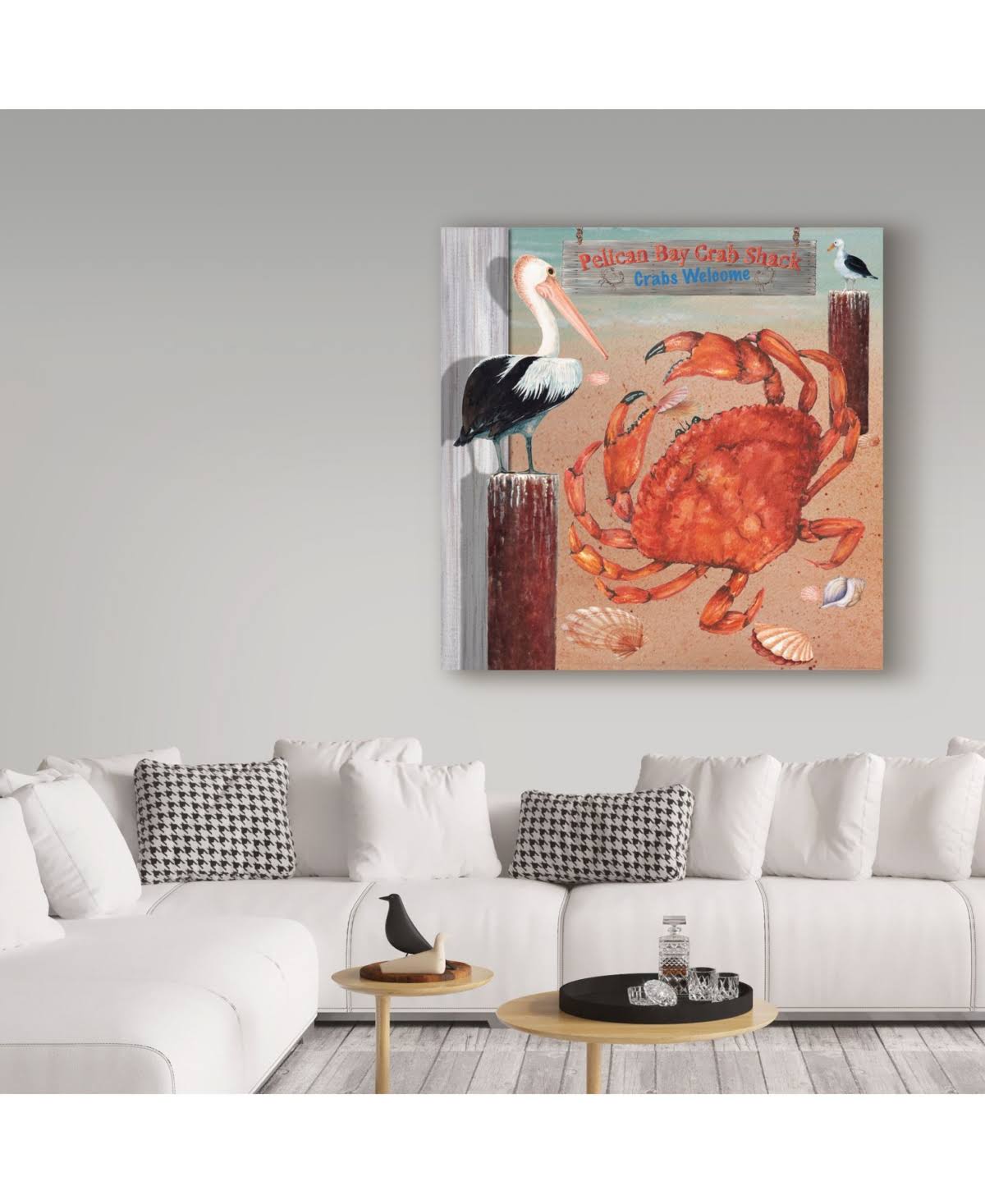 Pelican Beach Canvas S974
