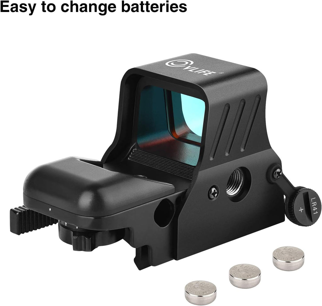 Red Dot Sight with Quick Detach Mount for 20mm Picatinny Rail Pack of 2 K7441