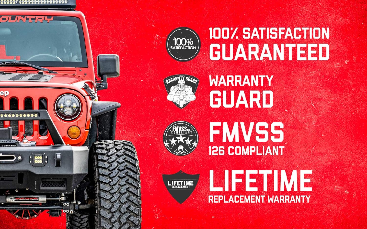 Front Control Arm Drop/Relocation Kit for Jeep Wrangler JK F895