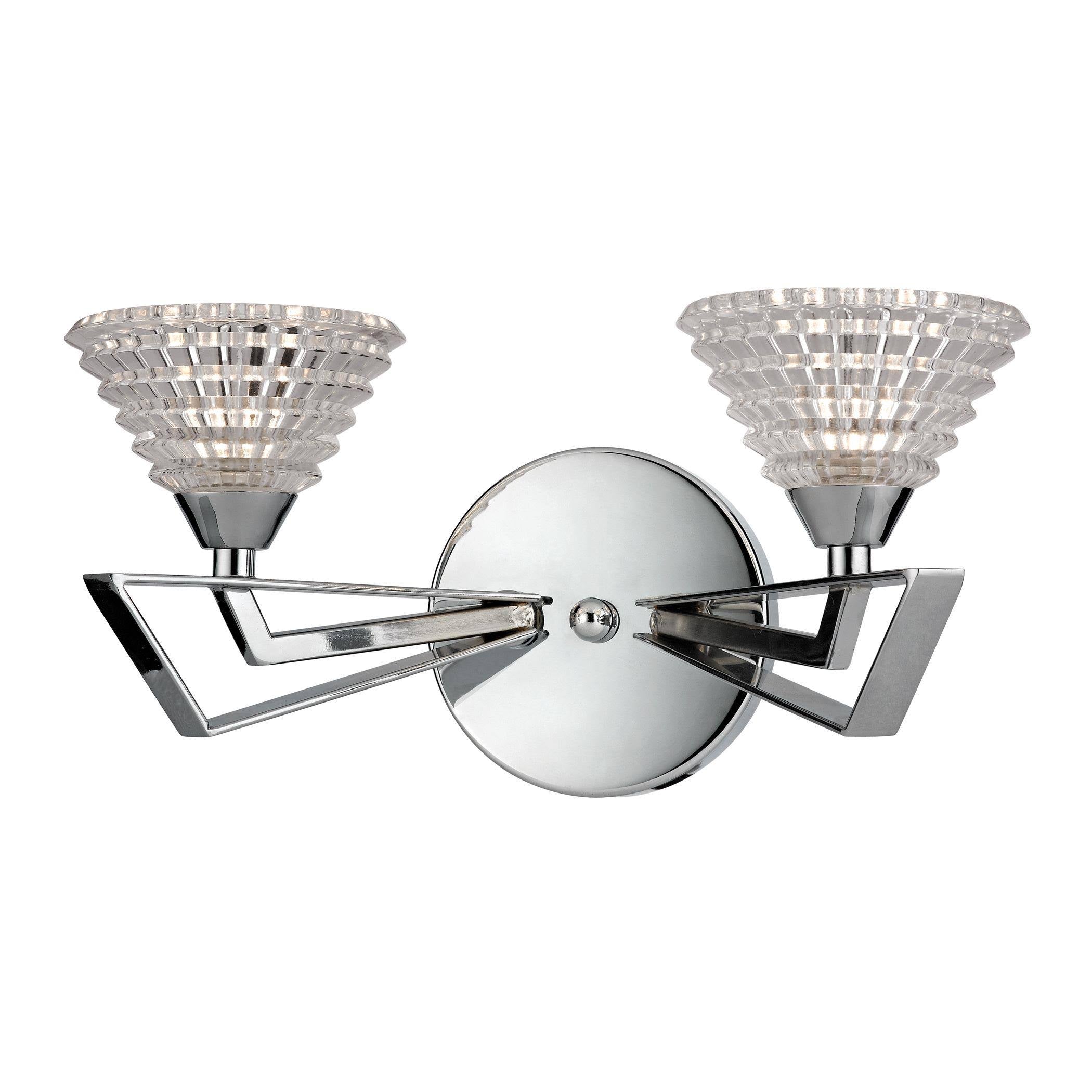 2 Light Bath in Polished Chrome J446