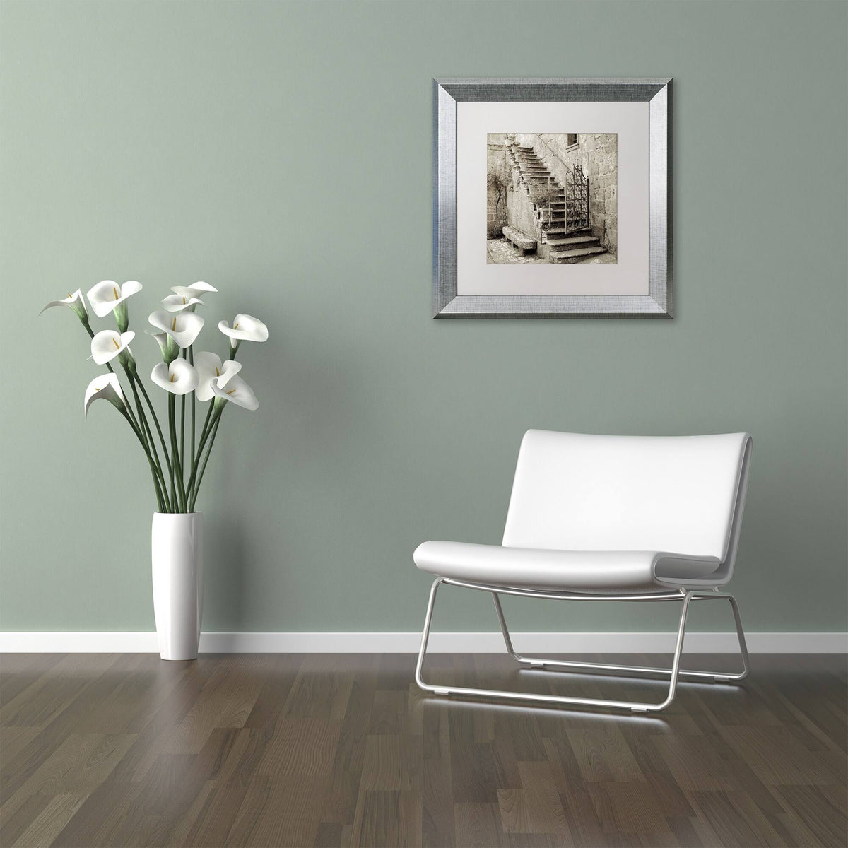 Contemporary Matted Framed Art W233333
