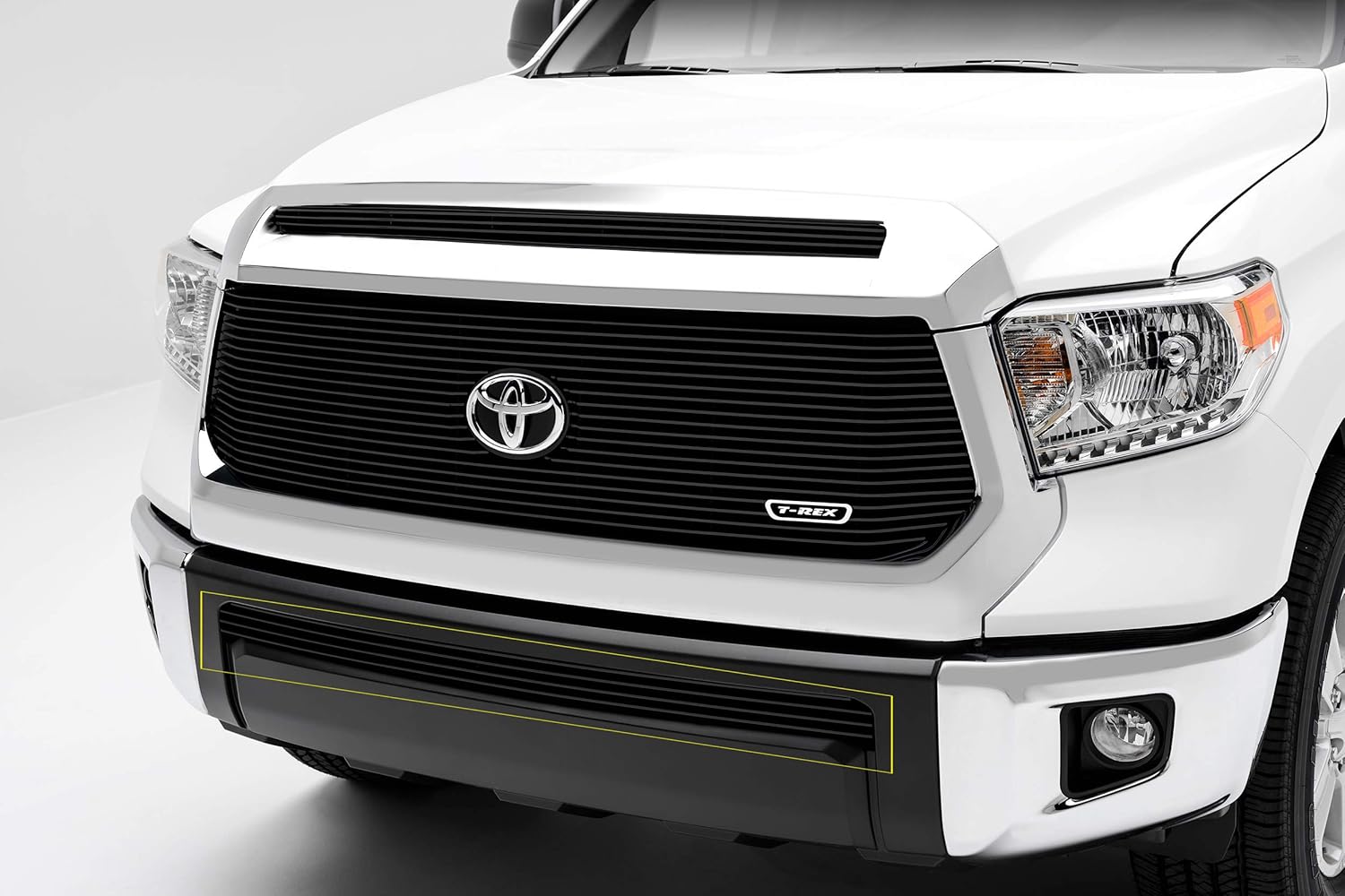 Black Billet Bumper Grille Overlay L189