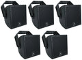 8" Black Indoor/Outdoor Surface Mount Speakers F42776