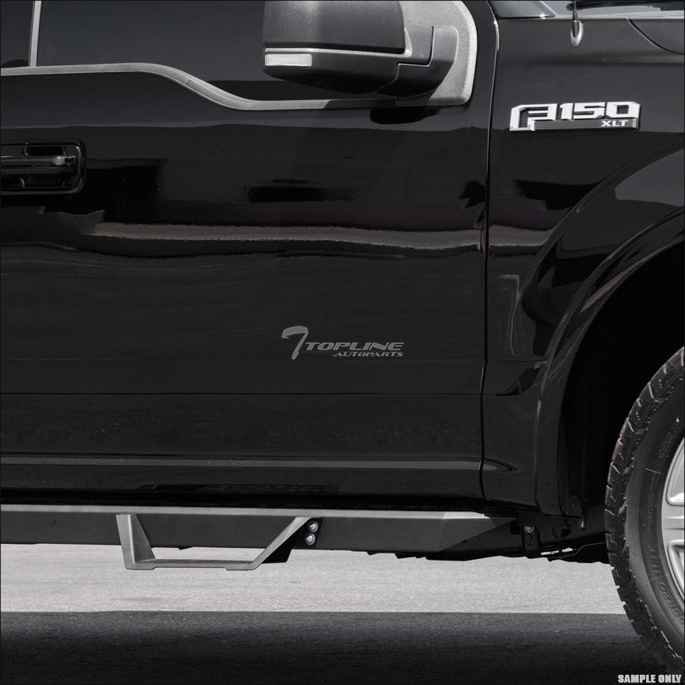 Matte Black Steel Modular Drop Step Side Nerf Bars F248