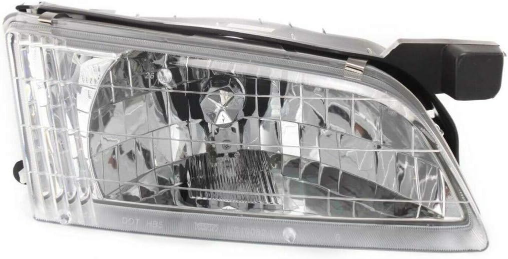 Headlight Assembly for Nissan Altima 1998 1999 Passenger Side Halogen Pack of 2 I7807