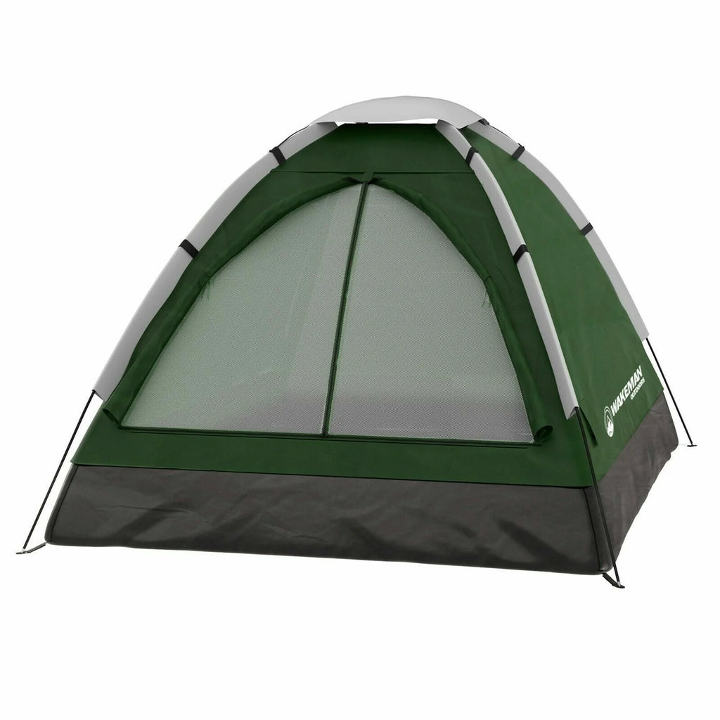 Green Two Person Camping Tent with Carry Bag T151119