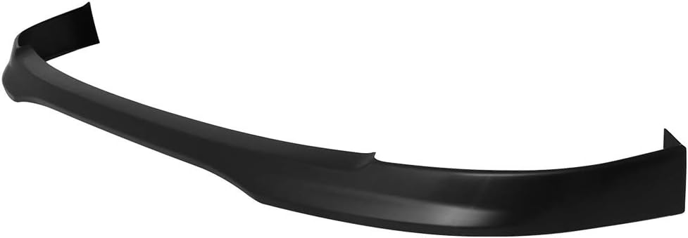 Front Bumper Lip PP Unpainted Black Front Lip Spoiler Splitter Pack of 2 W621451