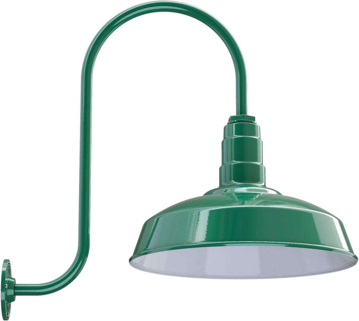 Matte Black Gooseneck Barn Light G3639
