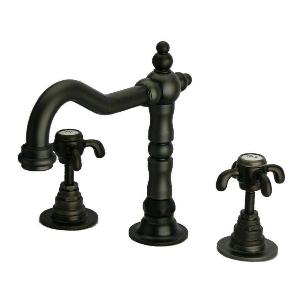 Tuscan Bronze Lavatory Faucet with Cross Handles H472815