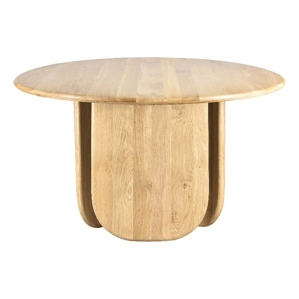 Mid-Century Wood Dining Table in White Oak/Natural Oak R343