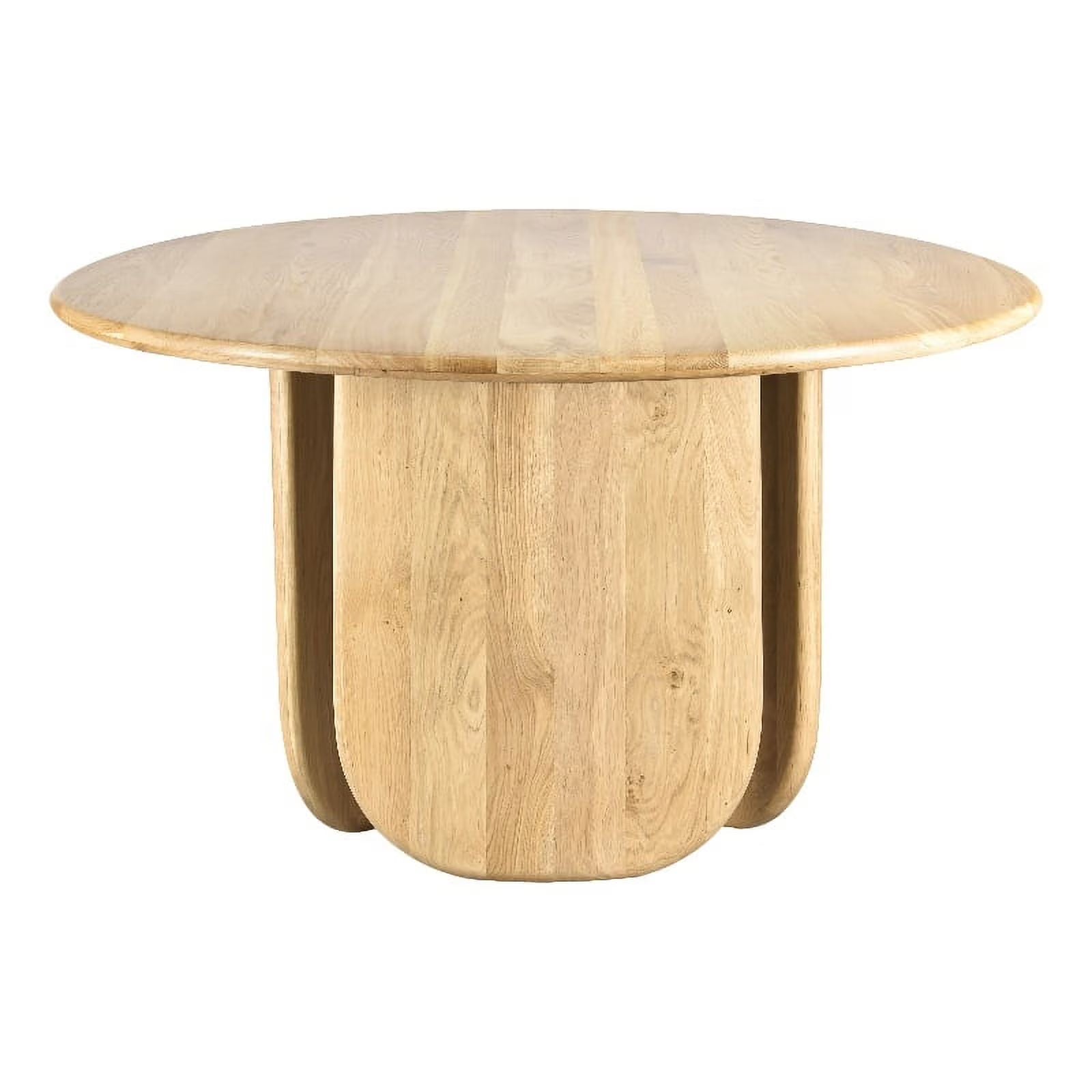 Mid-Century Wood Dining Table in White Oak/Natural Oak R343