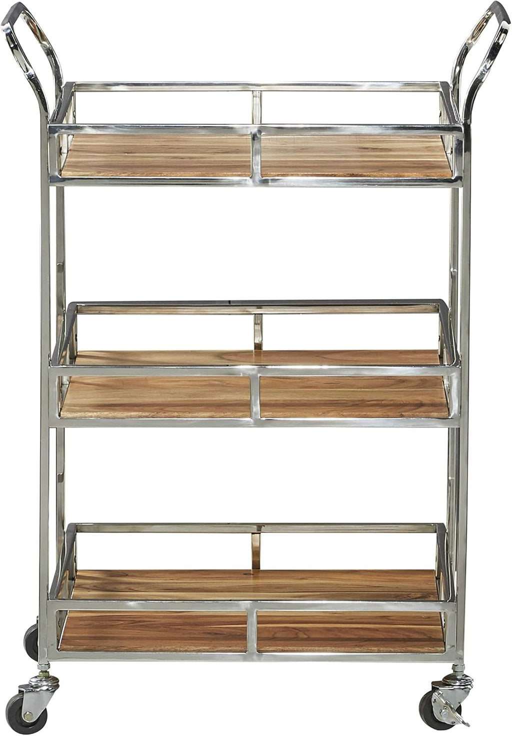 Multi Colored Stainless Steel Bar Cart B3984