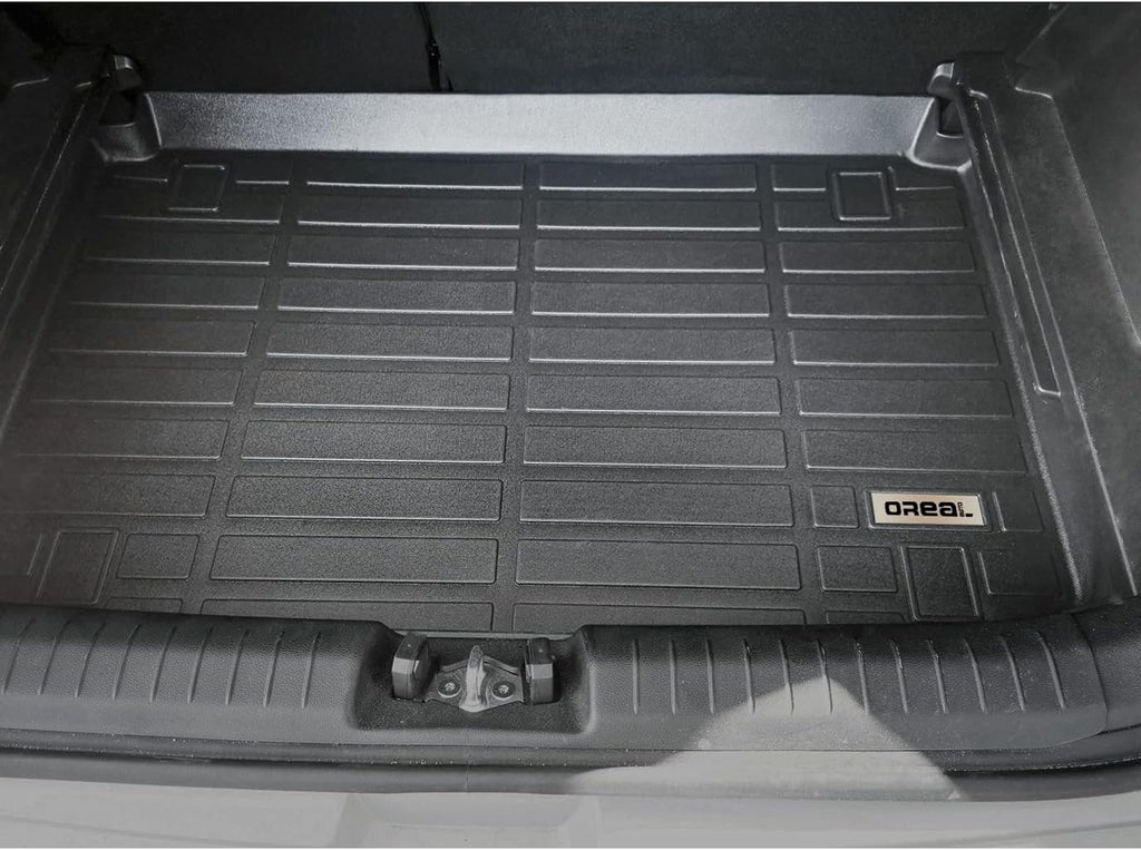 Black Trunk Mat Replacement for Hyundai Venue 2020 2021 2022 Car Rear Cargo Liner Floor Cover All Weather Protection Waterproof Durable Custom Fit-Placed on The Layer Below Pack of 2 Y389599