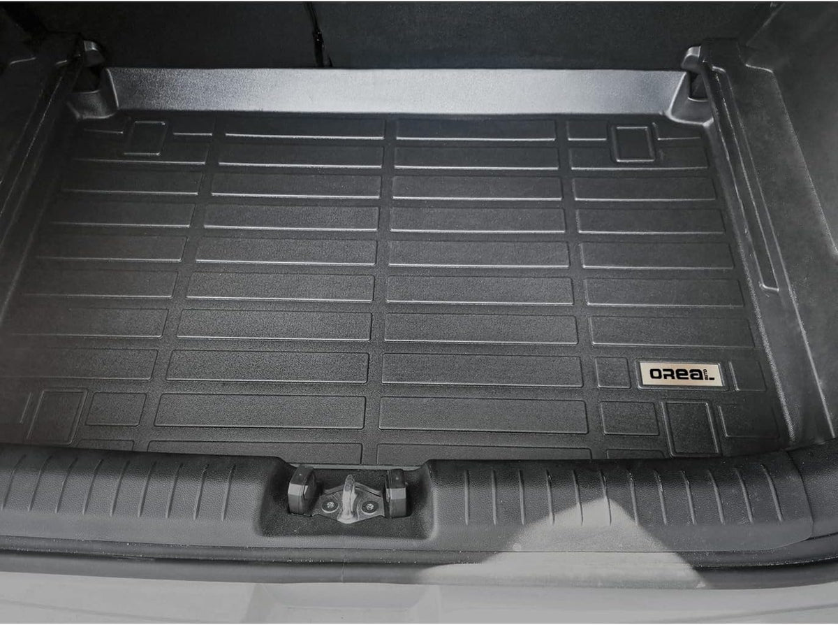 Black Trunk Mat Replacement for Hyundai Venue 2020 2021 2022 Car Rear Cargo Liner Floor Cover All Weather Protection Waterproof Durable Custom Fit-Placed on The Layer Below Pack of 2 Y389599