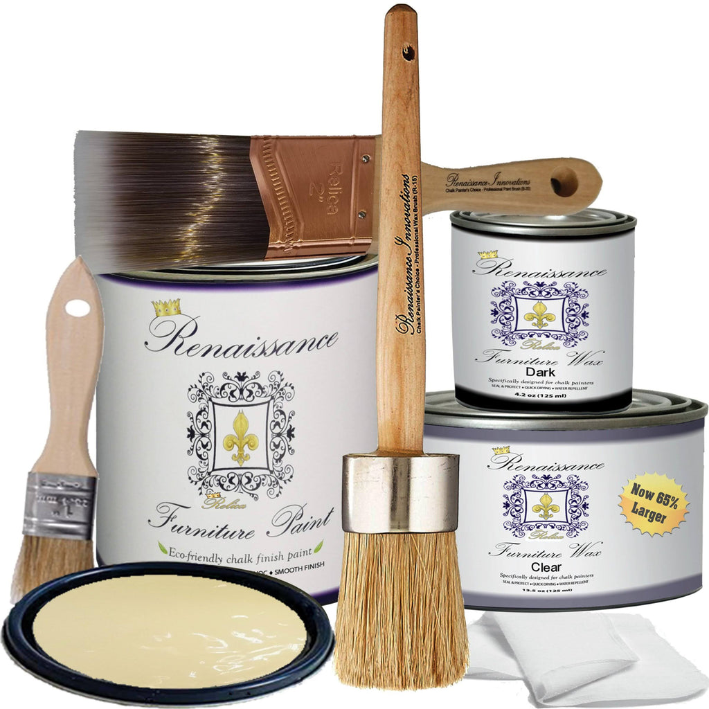 32 Ounces Chalk Finish Paint Deluxe Starter Kit Z4113
