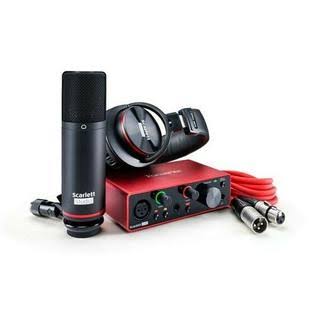 Scarlett Solo 3rd Generation Recording Bundle V2236
