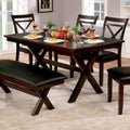 Dark Cherry Wood 60-Inch Dining Table X3610