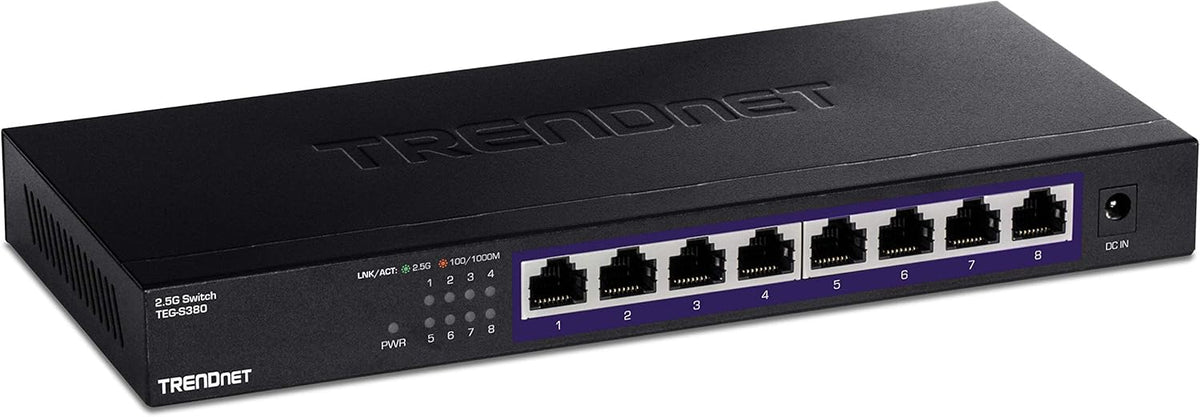 8-Port Unmanaged 2.5G Switch, Black C7400