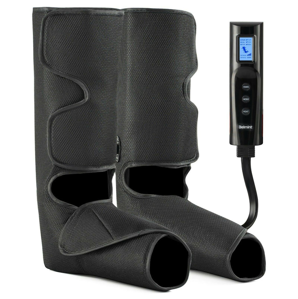 Leg and Foot Air Compression Massager with Heat and 6 Modes L26583