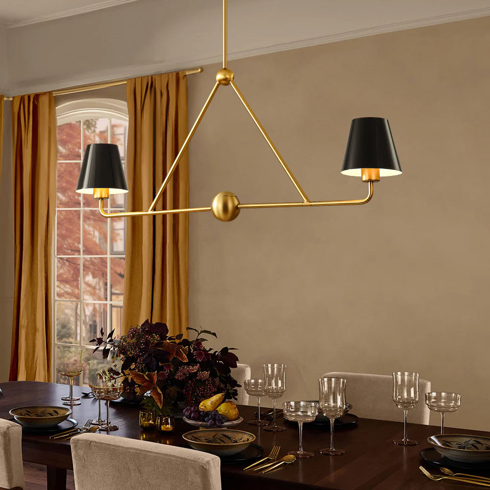 2-Light Linear Kitchen Island Pendant T438