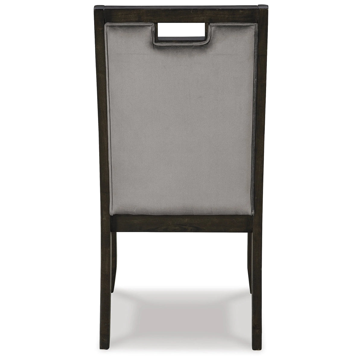 Upholstered Dining Room Chair, Set of 2, Dark Brown & Gray H291742