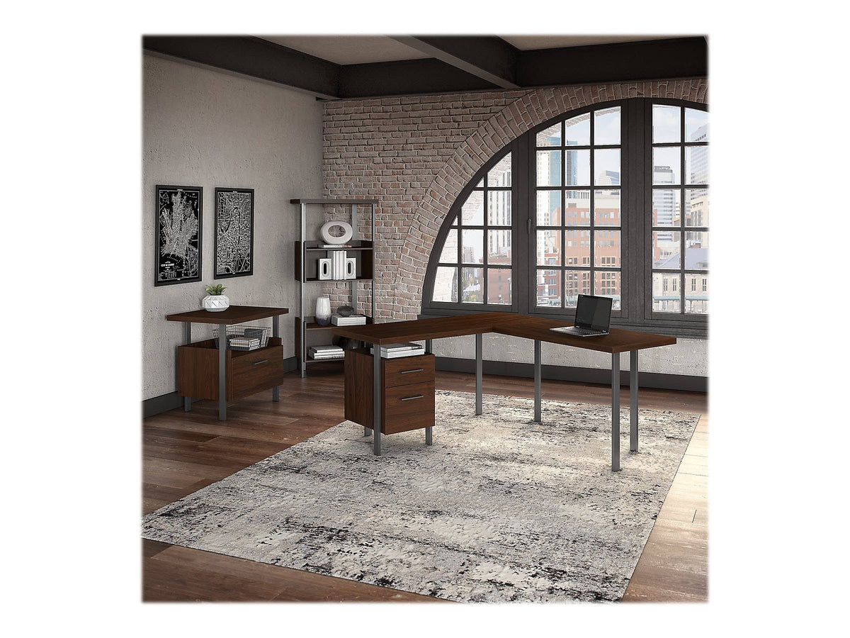 4 Shelf Bookcase in Modern Walnut K24788